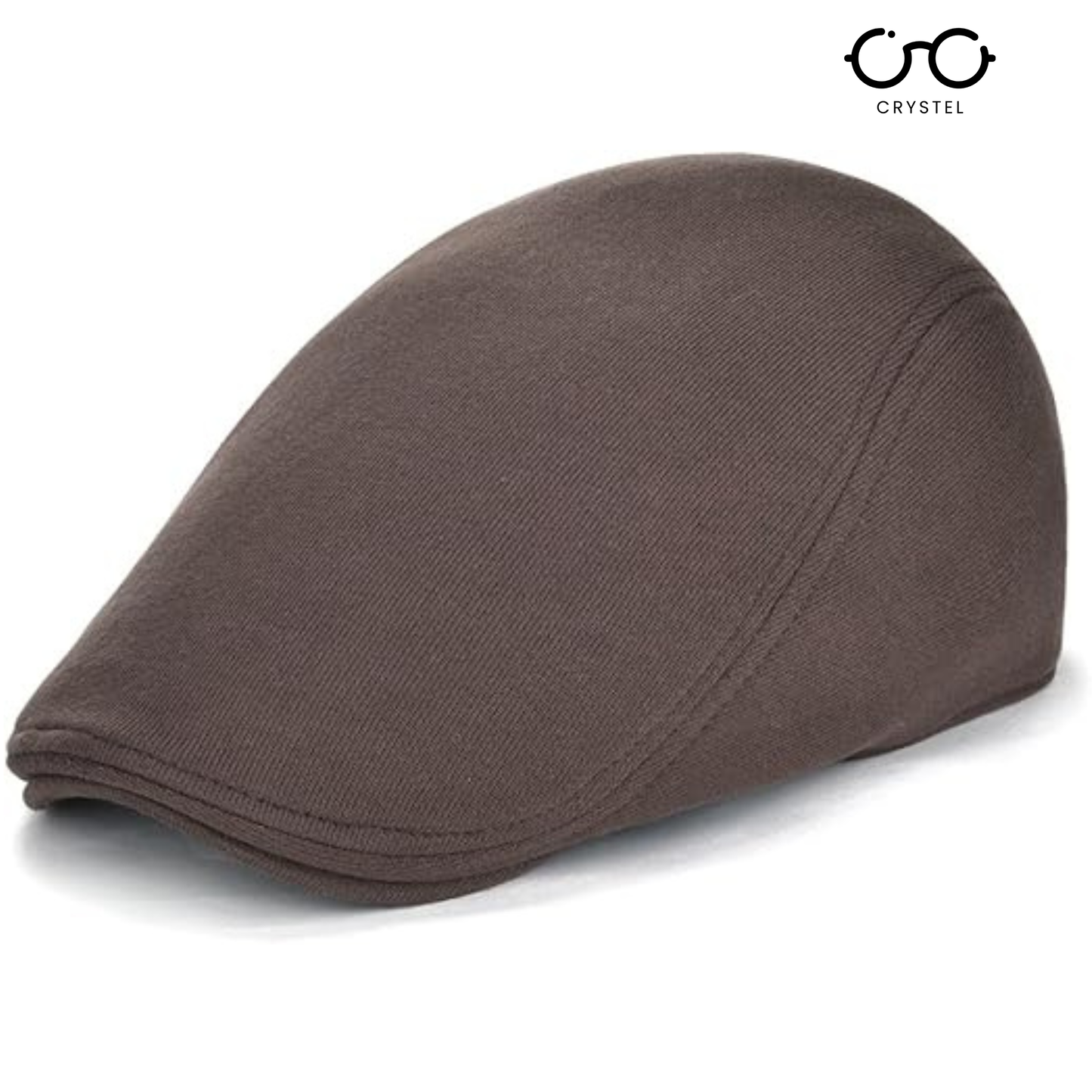Crystel Men's Cotton Flat Hat Cap