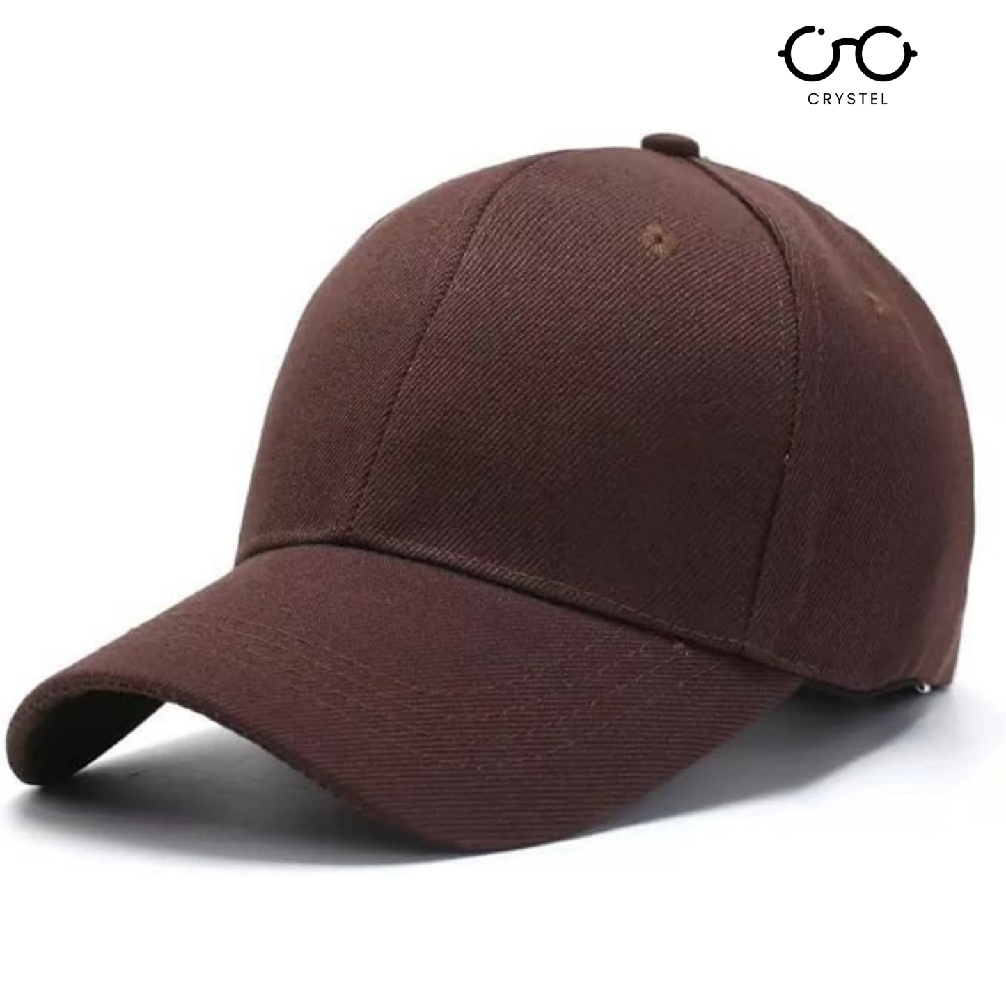 CrystelMen's Solid Cotton Twill Baseball Cap,