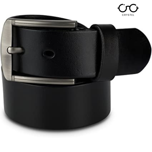 Crystel Leather Belt for Men's