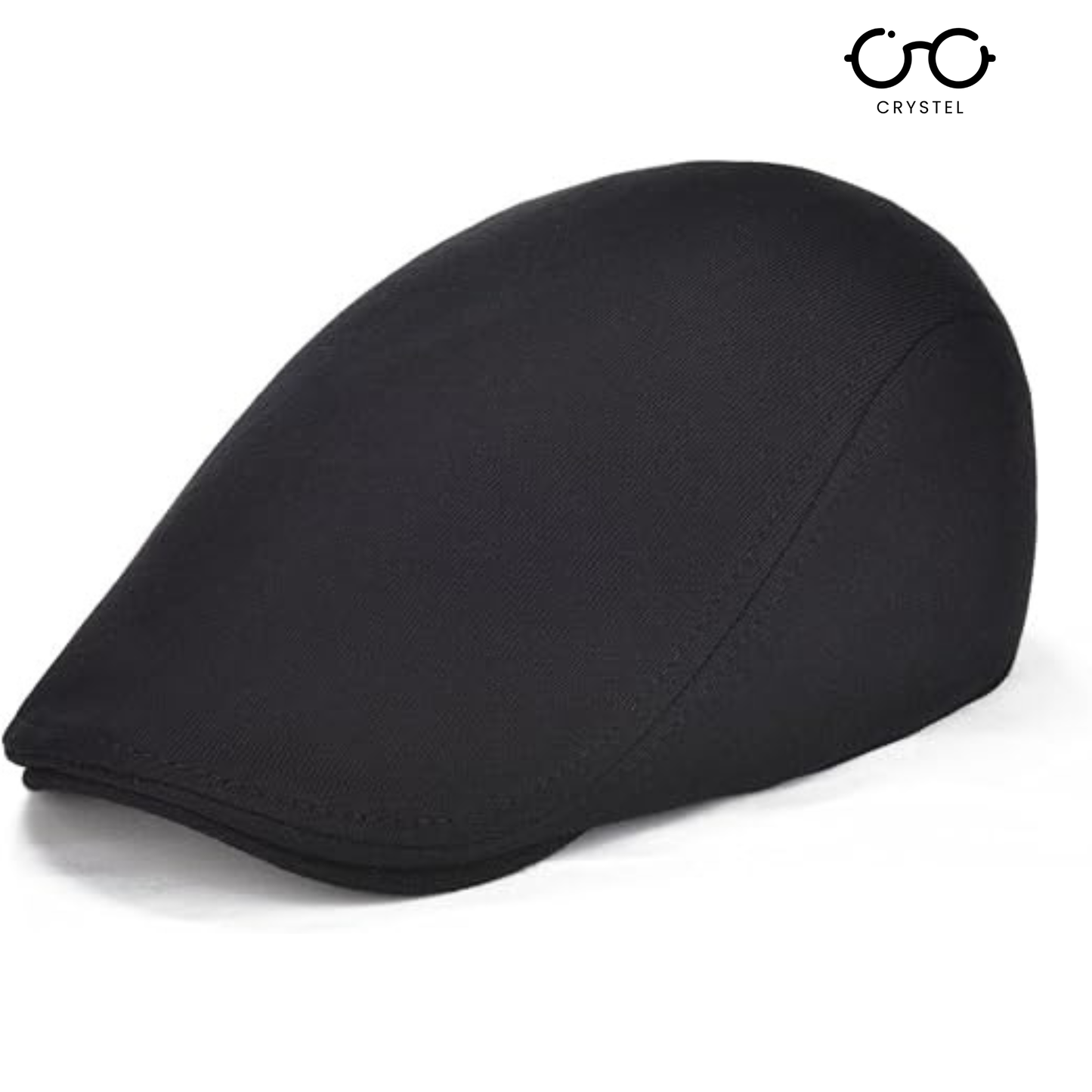 Crystel Men's Cotton Flat Hat Cap