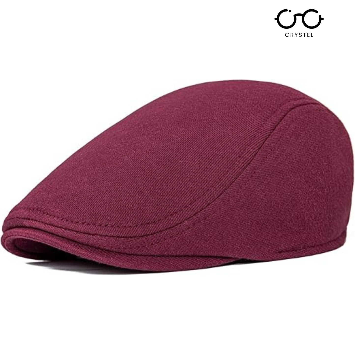 Crystel Men's Cotton Flat Hat Cap
