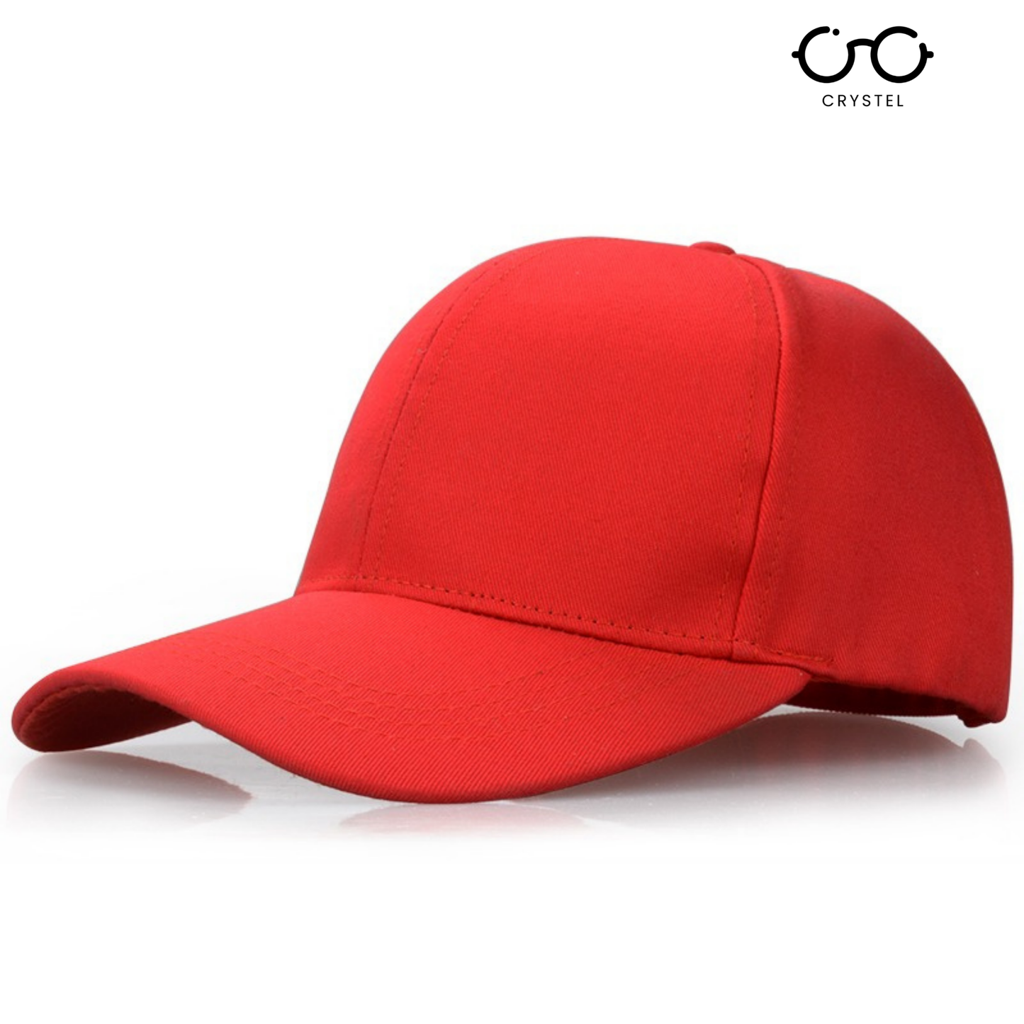 CrystelMen's Solid Cotton Twill Baseball Cap,